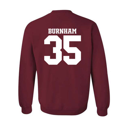 Arkansas - NCAA Baseball : Ty Burnham - Classic Shersey Crewneck Sweatshirt-1