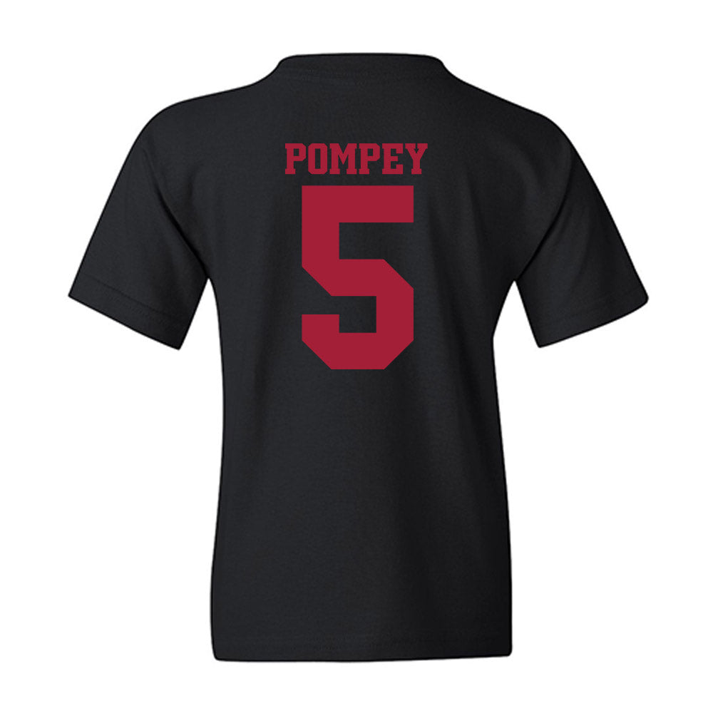 Arkansas - NCAA Baseball : TJ Pompey - Classic Shersey Youth T-Shirt-1