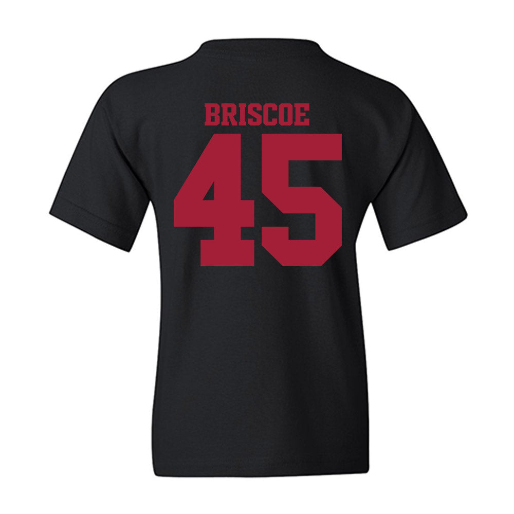 Arkansas - NCAA Baseball : Tye Briscoe - Classic Shersey Youth T-Shirt-1
