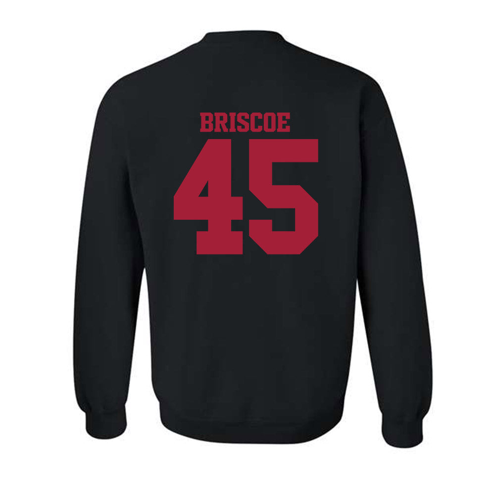 Arkansas - NCAA Baseball : Tye Briscoe - Classic Shersey Crewneck Sweatshirt-1