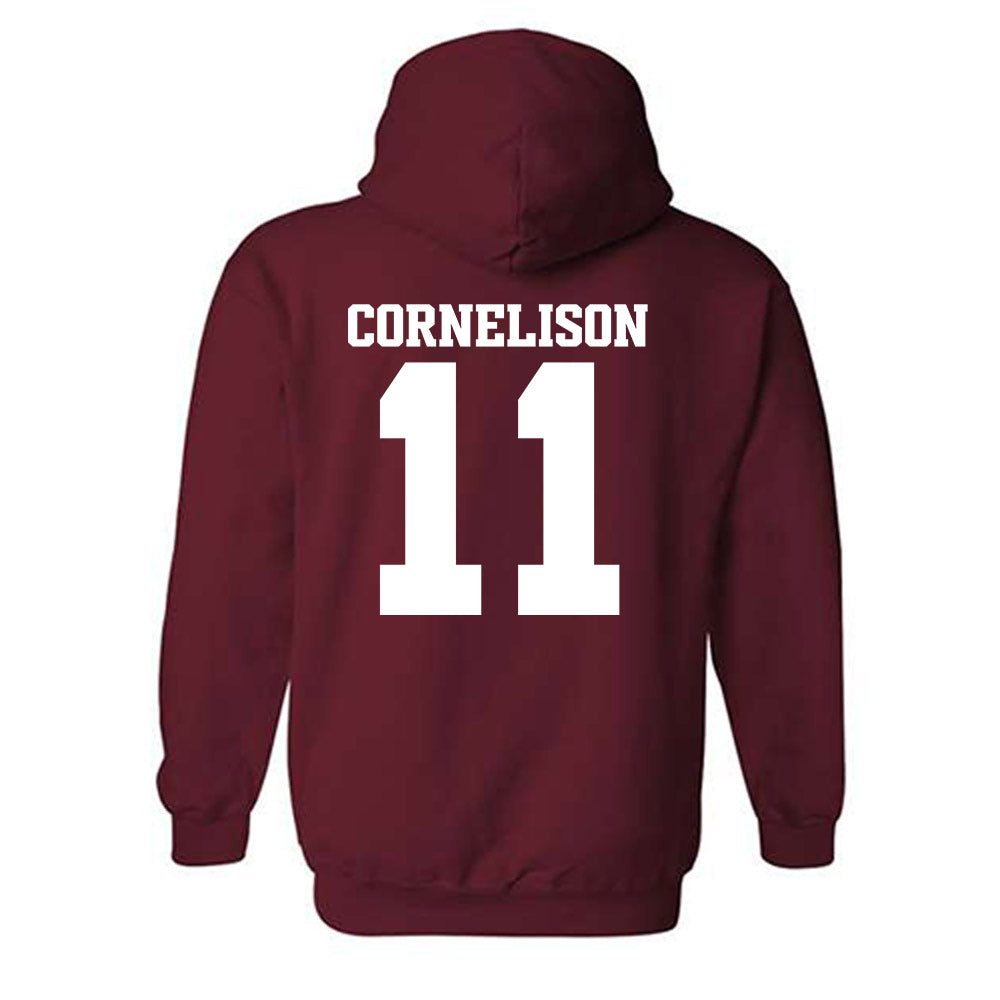Arkansas - NCAA Baseball : Luke Cornelison - Classic Shersey Hooded Sweatshirt-1