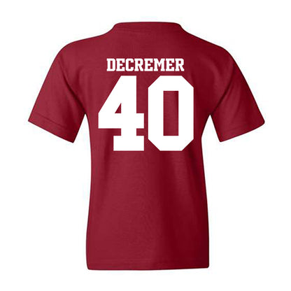 Arkansas - NCAA Baseball : James DeCremer - Classic Shersey Youth T-Shirt-1