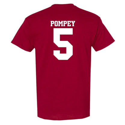 Arkansas - NCAA Baseball : TJ Pompey - Classic Shersey T-Shirt-1