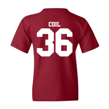 Arkansas - NCAA Baseball : Parker Coil - Classic Shersey Youth T-Shirt-1