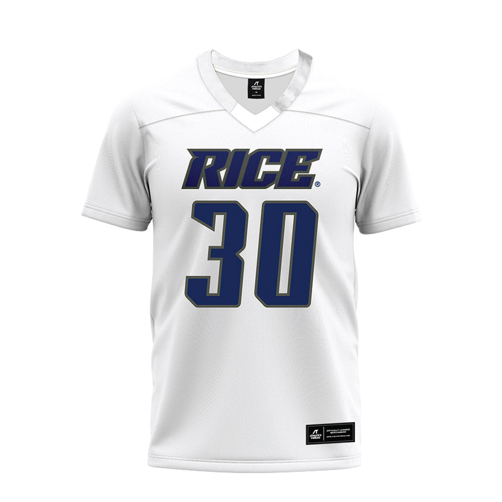 Rice - NCAA Football : Carson Morgan - Premium Football Jersey-0