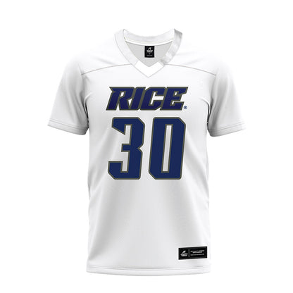 Rice - NCAA Football : Carson Morgan - Premium Football Jersey-0