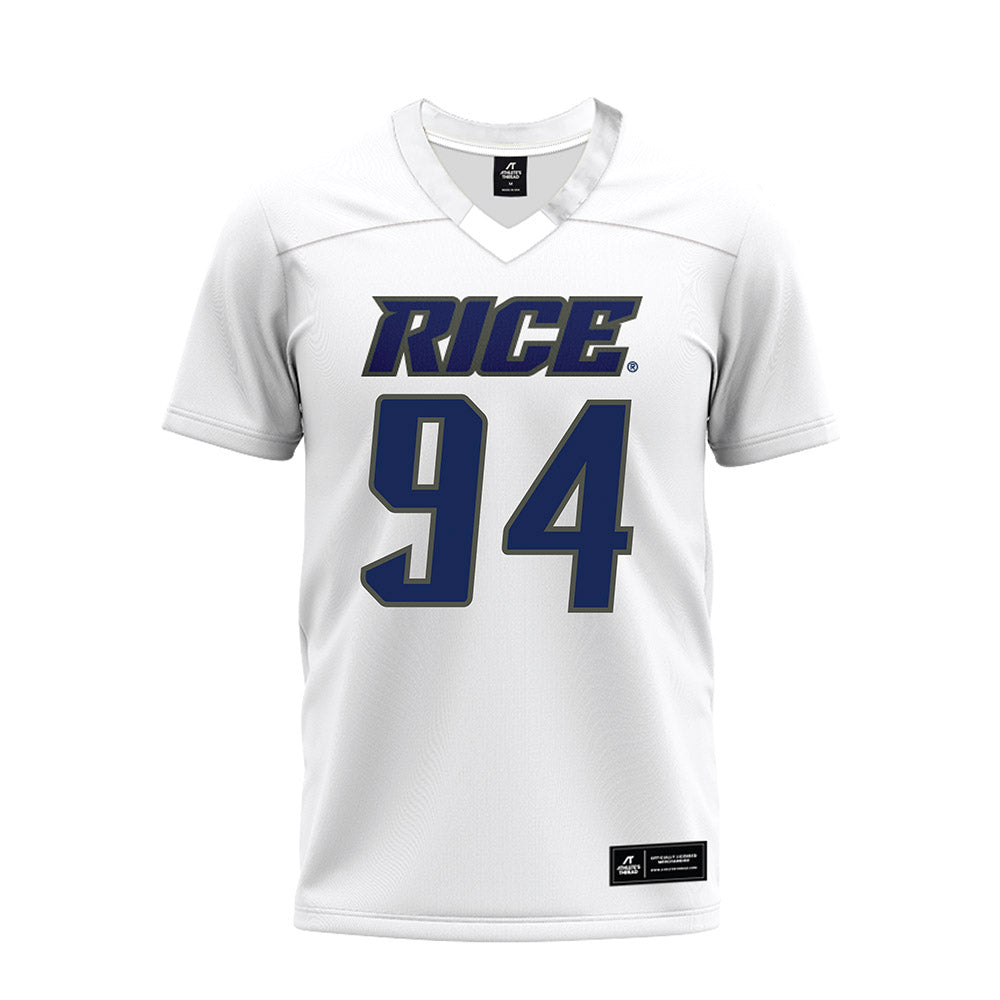 Rice - NCAA Football : Braden Bays - Premium Football Jersey-0
