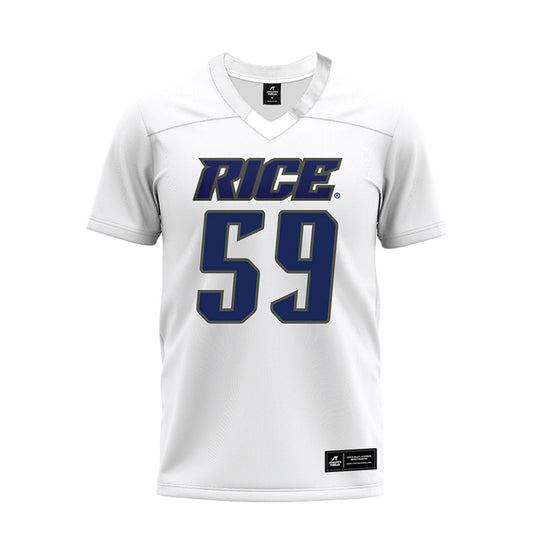 Rice - NCAA Football : Colter Alberding - Premium Football Jersey-0