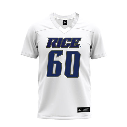 Rice - NCAA Football : Leo Bluhm - Premium Football Jersey-0