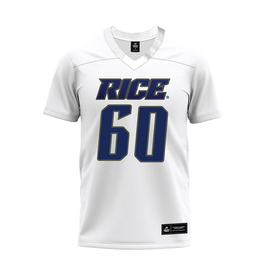 Rice - NCAA Football : Leo Bluhm - Premium Football Jersey-0