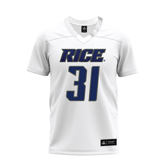 Rice - NCAA Football : Micah Barnett - Premium Football Jersey-0