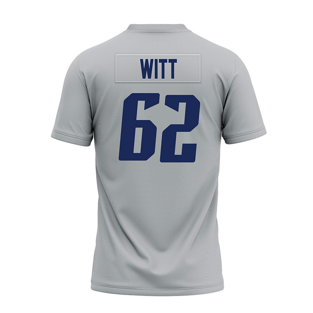 Rice - NCAA Football : Cullen Witt - Mid Grey Premium Football Jersey-1