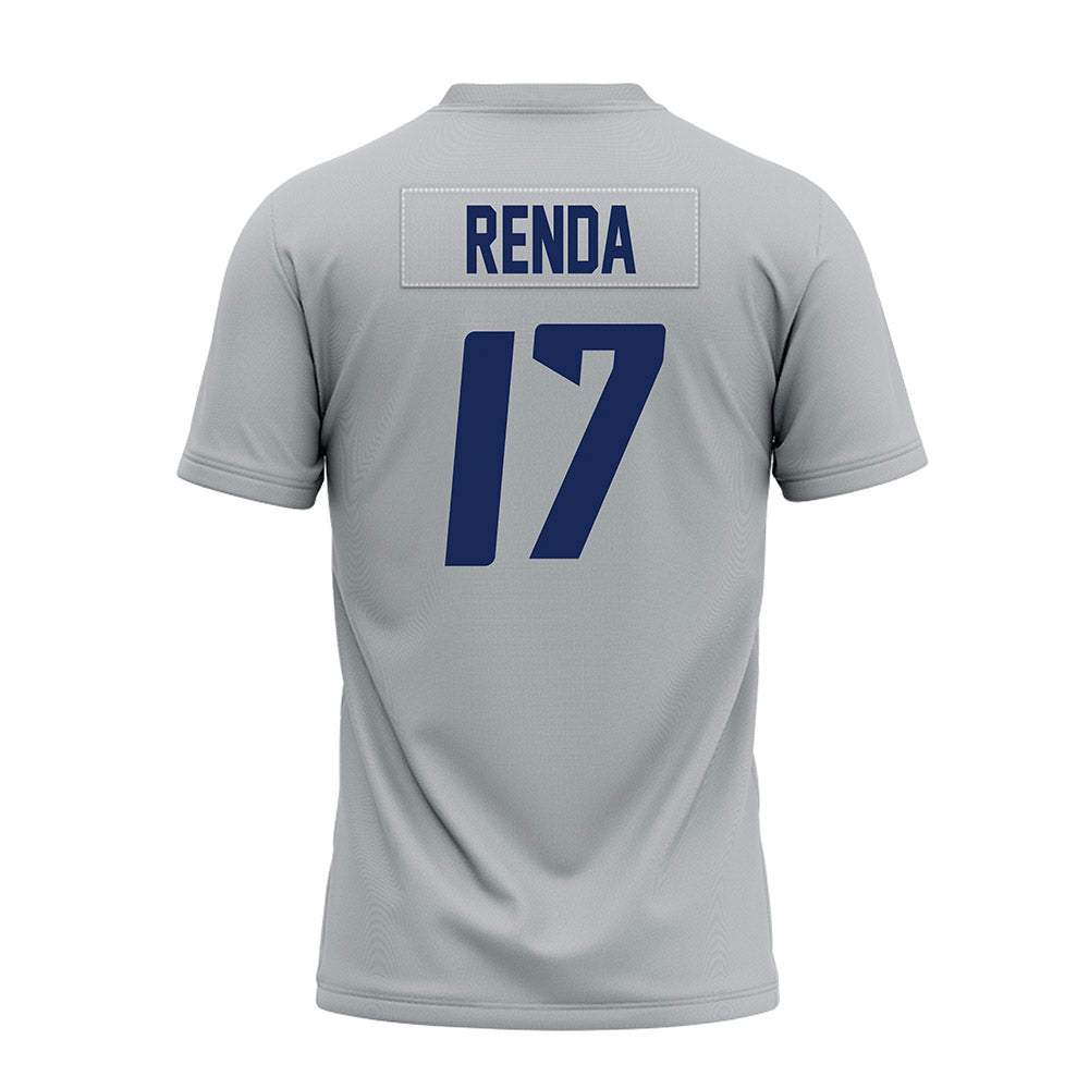 Rice - NCAA Football : Jake Renda - Mid Grey Premium Football Jersey-1