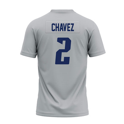 Rice - NCAA Football : Jo Chavez - Mid Grey Premium Football Jersey-1