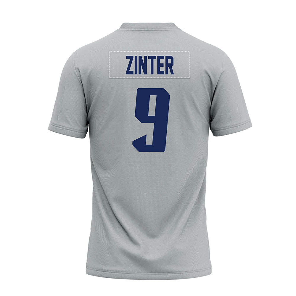 Rice - NCAA Football : Preston Zinter - Mid Grey Premium Football Jersey-1