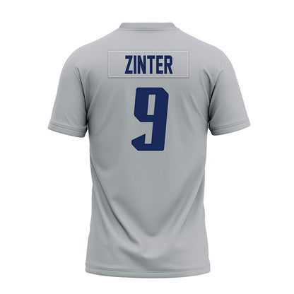 Rice - NCAA Football : Preston Zinter - Mid Grey Premium Football Jersey-1