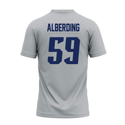 Rice - NCAA Football : Colter Alberding - Mid Grey Premium Football Jersey-1