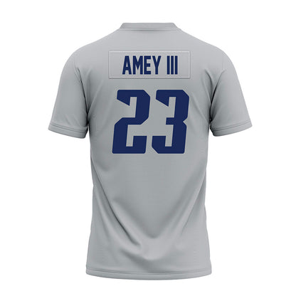 Rice - NCAA Football : Michael Amey III - Mid Grey Premium Football Jersey-1
