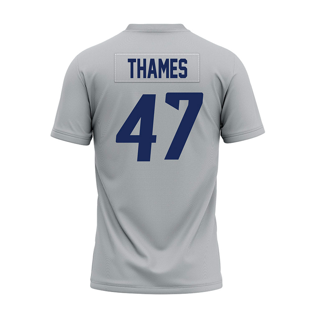 Rice - NCAA Football : Ty Thames - Mid Grey Premium Football Jersey-1
