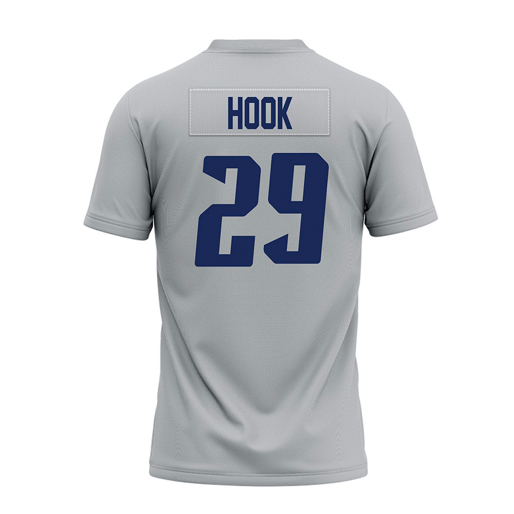 Rice - NCAA Football : Daveon Hook - Mid Grey Premium Football Jersey-1