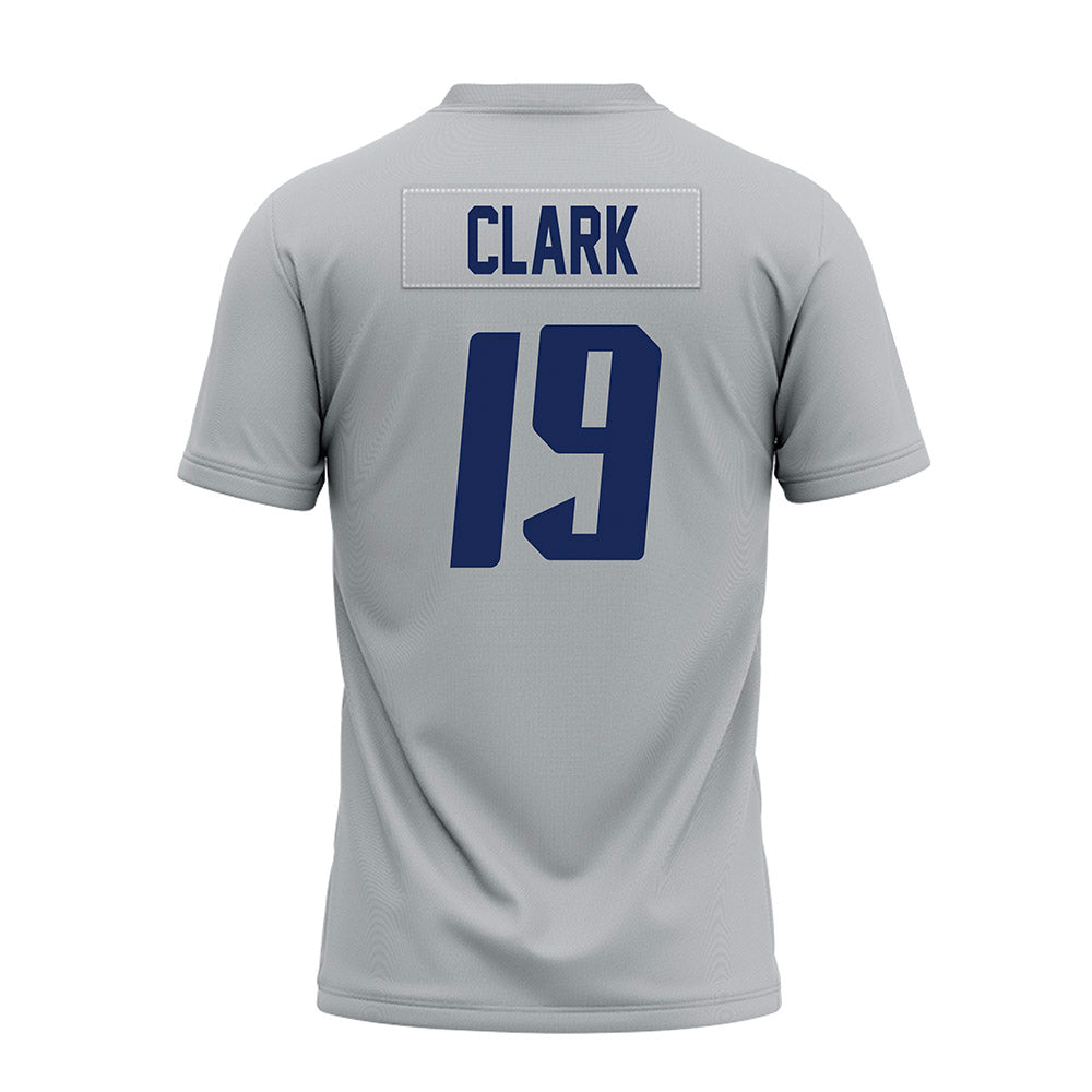 Rice - NCAA Football : Jordan Clark - Mid Grey Premium Football Jersey-1