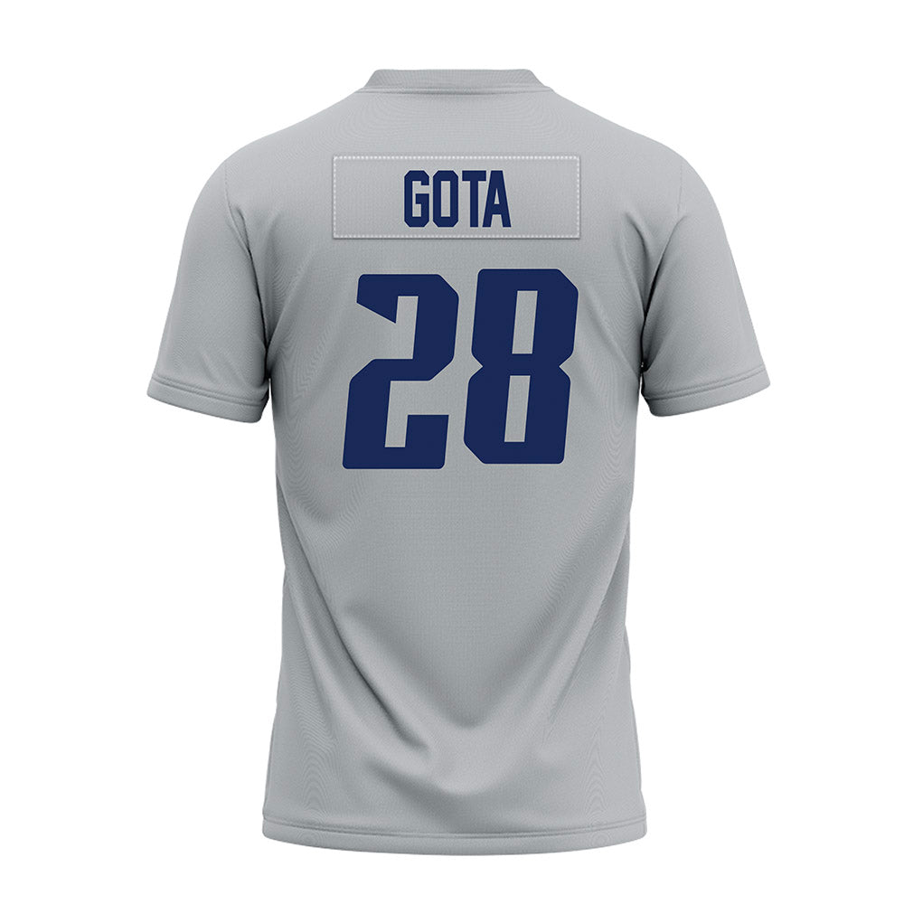 Rice - NCAA Football : Enock Gota - Mid Grey Premium Football Jersey-1