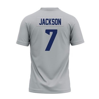 Rice - NCAA Football : Barry Jackson - Mid Grey Premium Football Jersey-1