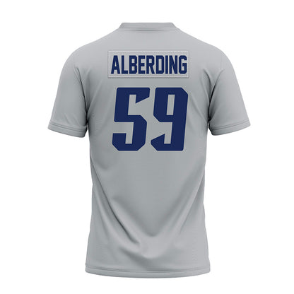 Rice - NCAA Football : Colter Alberding - Mid Grey Premium Football Jersey-1