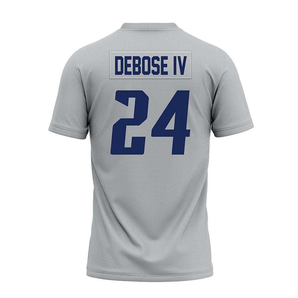 Rice - NCAA Football : Larry DeBose IV - Mid Grey Premium Football Jersey-1
