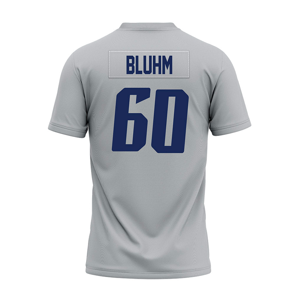 Rice - NCAA Football : Leo Bluhm - Mid Grey Premium Football Jersey-1