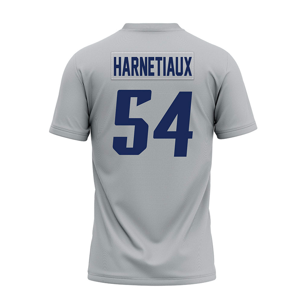 Rice - NCAA Football : Austin Harnetiaux - Mid Grey Premium Football Jersey-1