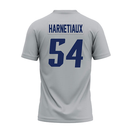 Rice - NCAA Football : Austin Harnetiaux - Mid Grey Premium Football Jersey-1