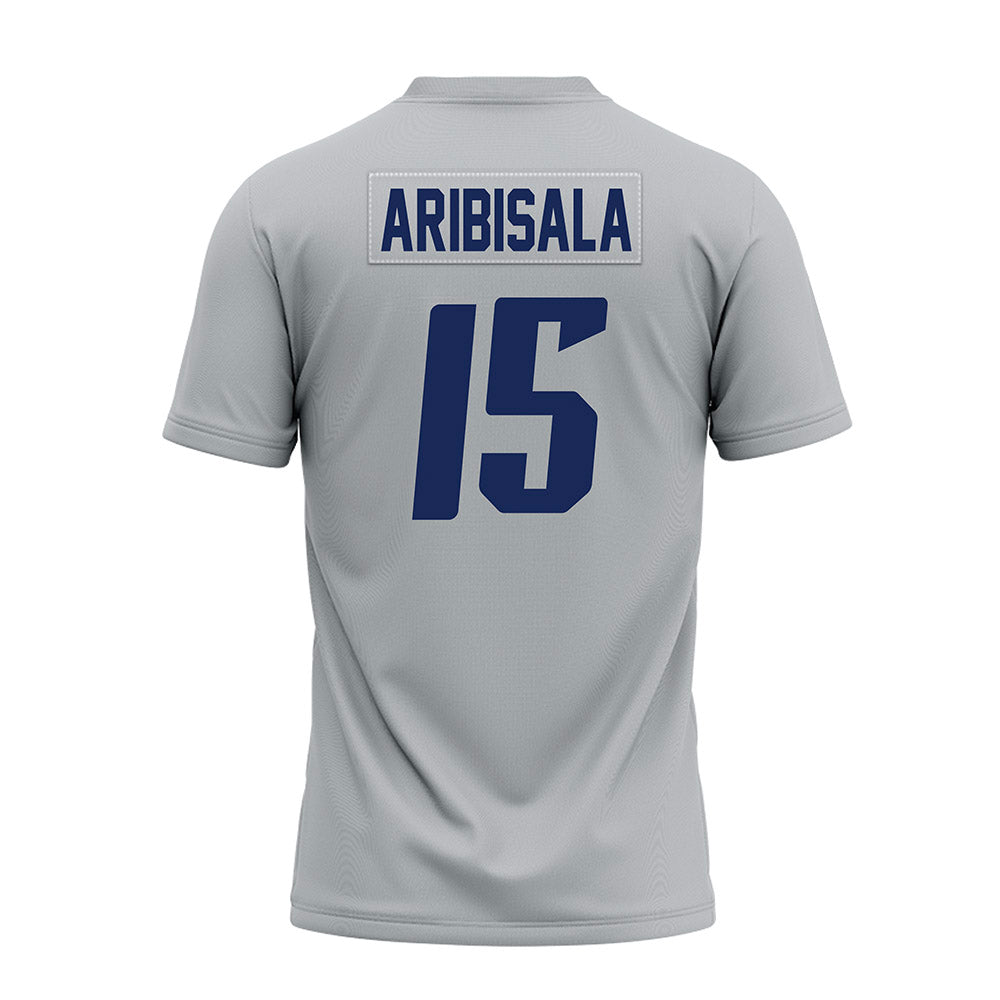 Rice - NCAA Football : Matthew Aribisala - Mid Grey Premium Football Jersey-1