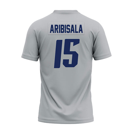 Rice - NCAA Football : Matthew Aribisala - Mid Grey Premium Football Jersey-1