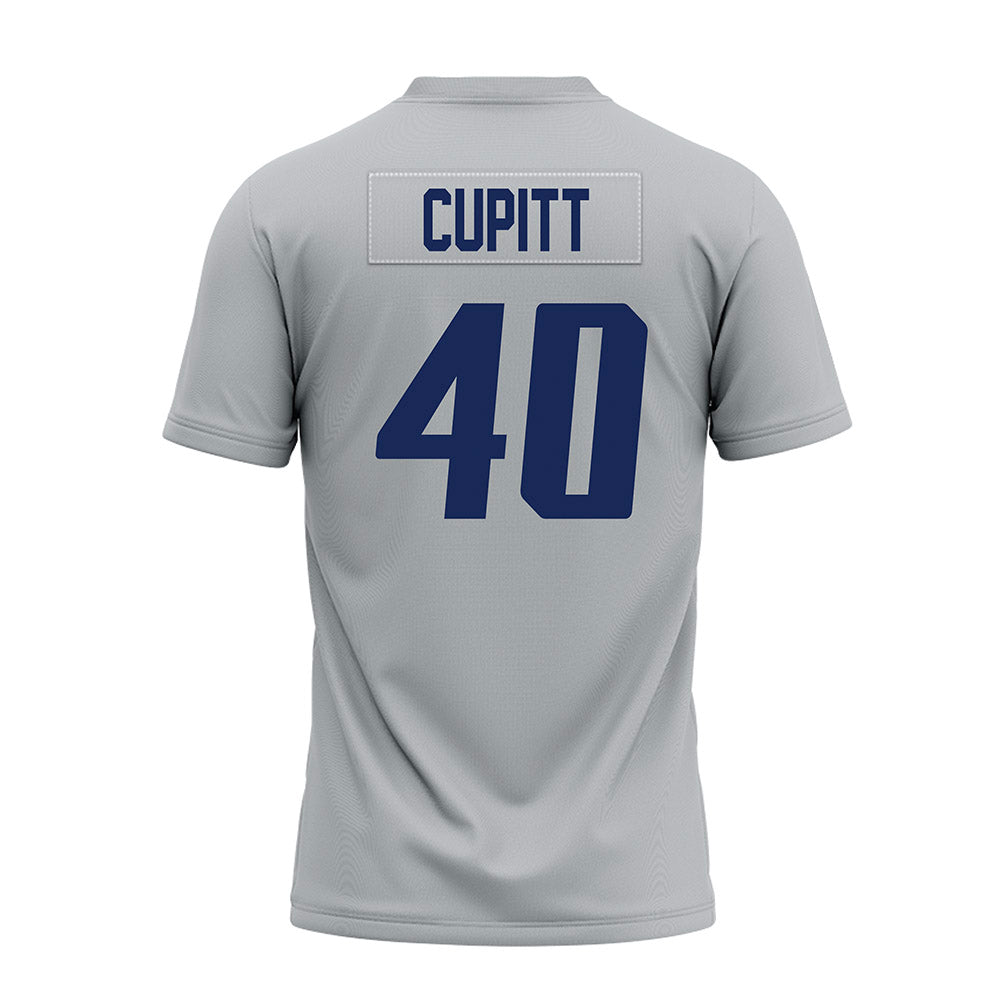 Rice - NCAA Football : Jayden Cupitt - Mid Grey Premium Football Jersey-1