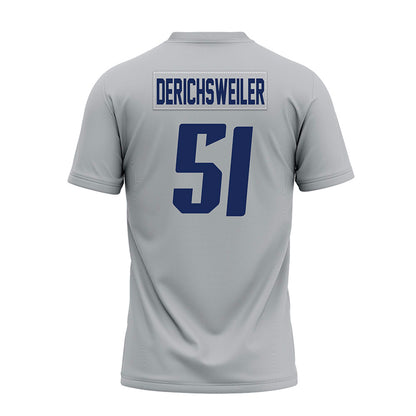 Rice - NCAA Football : Phoenix Derichsweiler - Mid Grey Premium Football Jersey-1