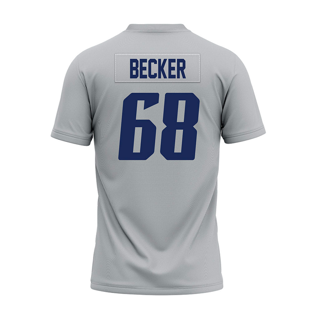Rice - NCAA Football : Scott Becker - Mid Grey Premium Football Jersey-1