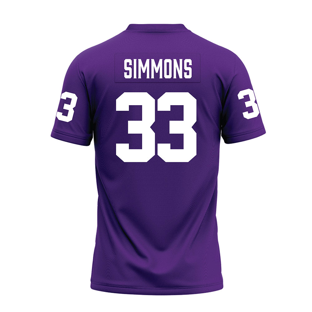 Furman - NCAA Football : Nick Simmons - Premium Football Jersey-1