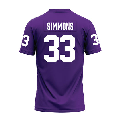 Furman - NCAA Football : Nick Simmons - Premium Football Jersey-1