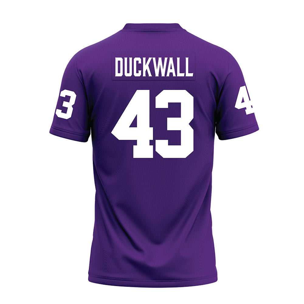 Furman - NCAA Football : Max Duckwall - Premium Football Jersey-1