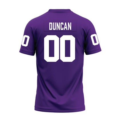 Furman - NCAA Football : Jay Duncan - Premium Football Jersey-1