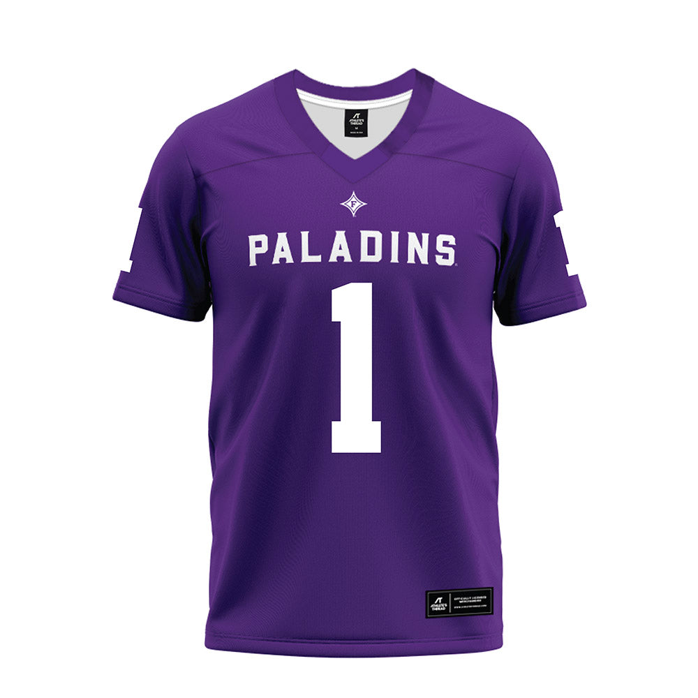 Furman - NCAA Football : Trey Smith - Premium Football Jersey-0