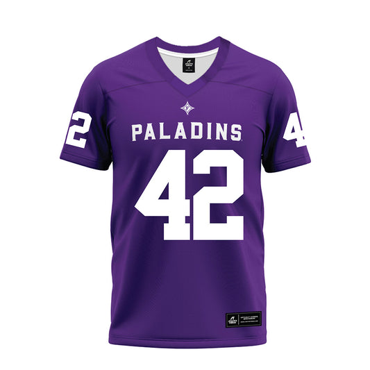 Furman - NCAA Football : Zach Lee - Premium Football Jersey-0