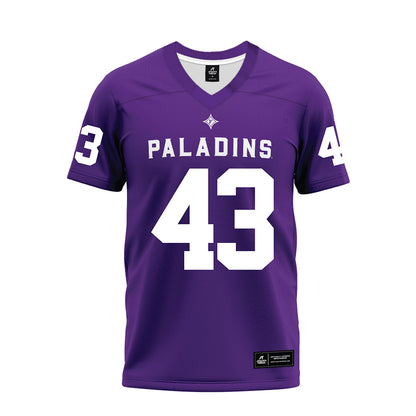 Furman - NCAA Football : Max Duckwall - Premium Football Jersey-0