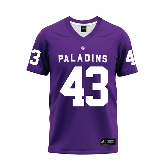 Furman - NCAA Football : Max Duckwall - Premium Football Jersey-0