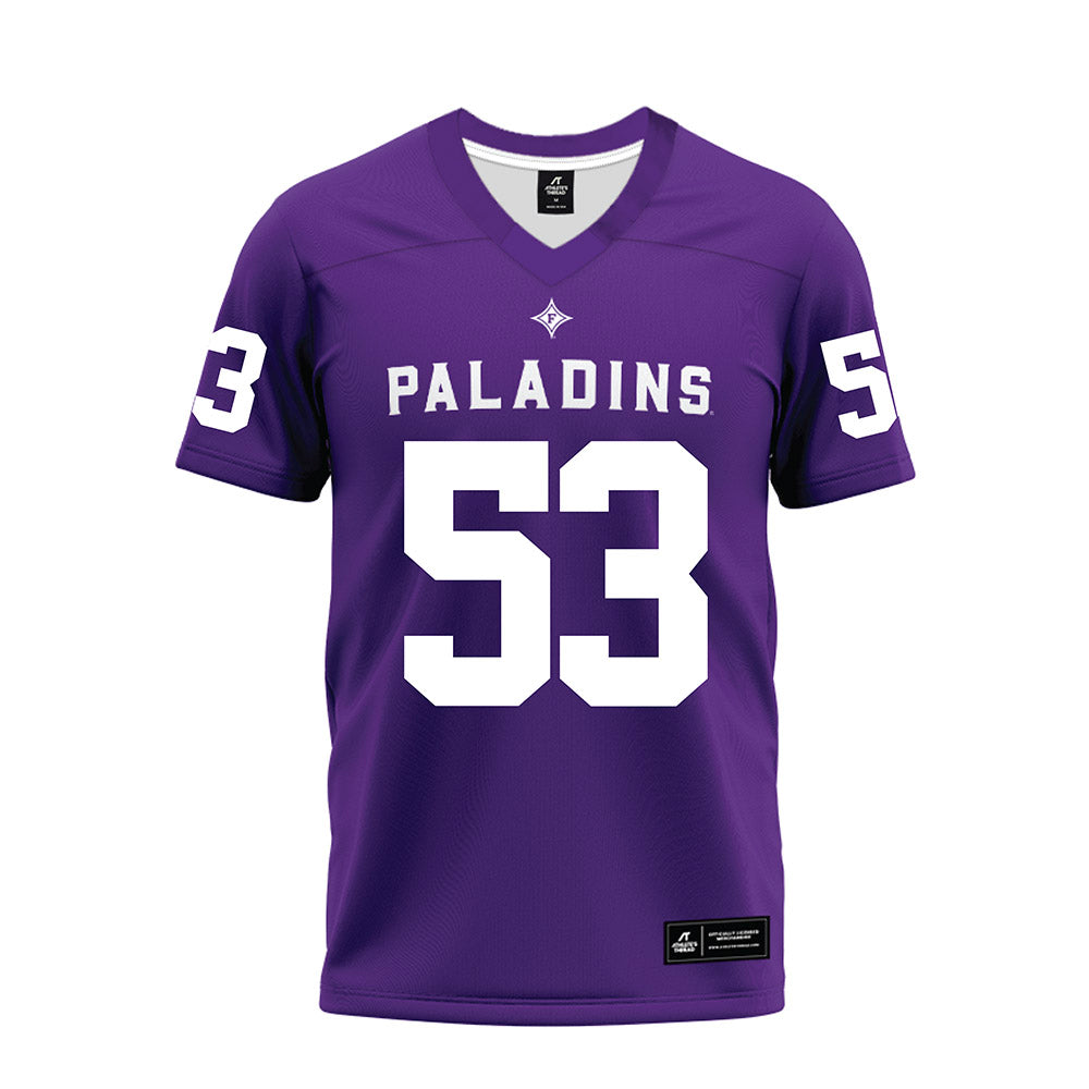 Furman - NCAA Football : Mason Keely - Premium Football Jersey-0