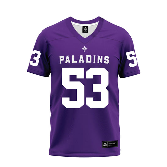 Furman - NCAA Football : Mason Keely - Premium Football Jersey-0