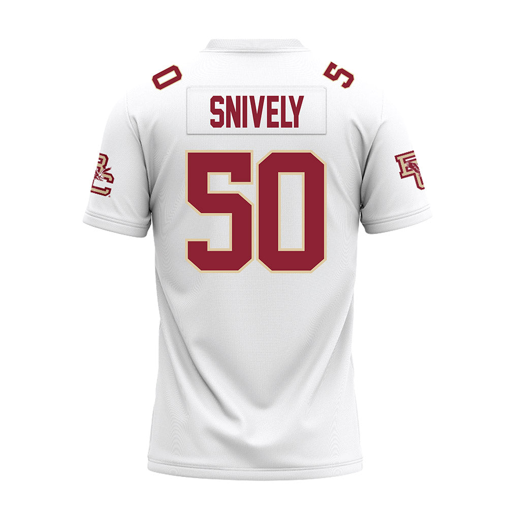 Boston College - NCAA Football : Owen Snively - Premium Football Jersey-1