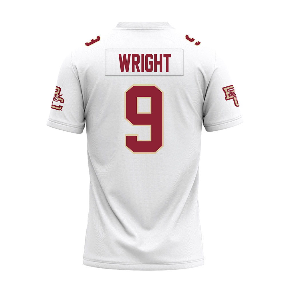 Boston College - NCAA Football : Landon Wright - Premium Football Jersey-1