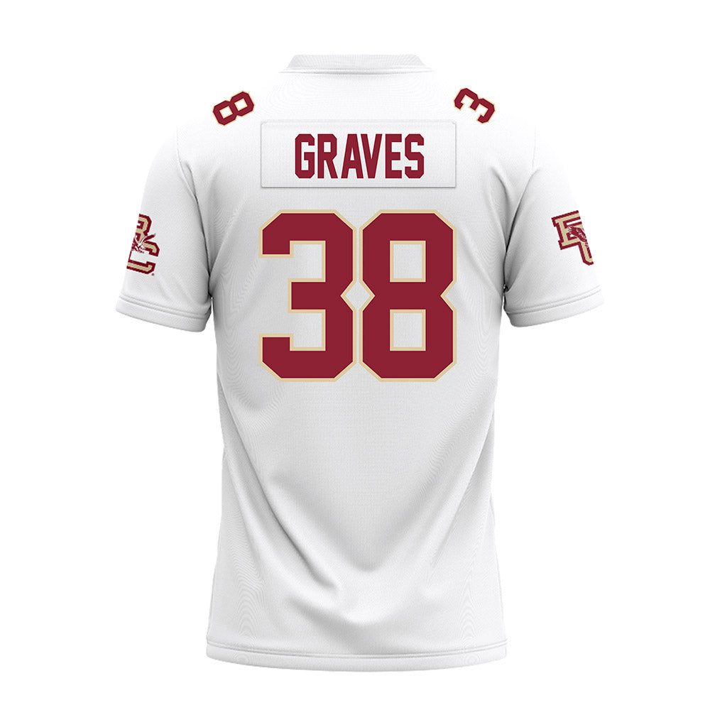 Boston College - NCAA Football : Will Graves - Premium Football Jersey-1